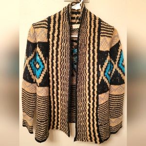 Tribal/geometric sweater
